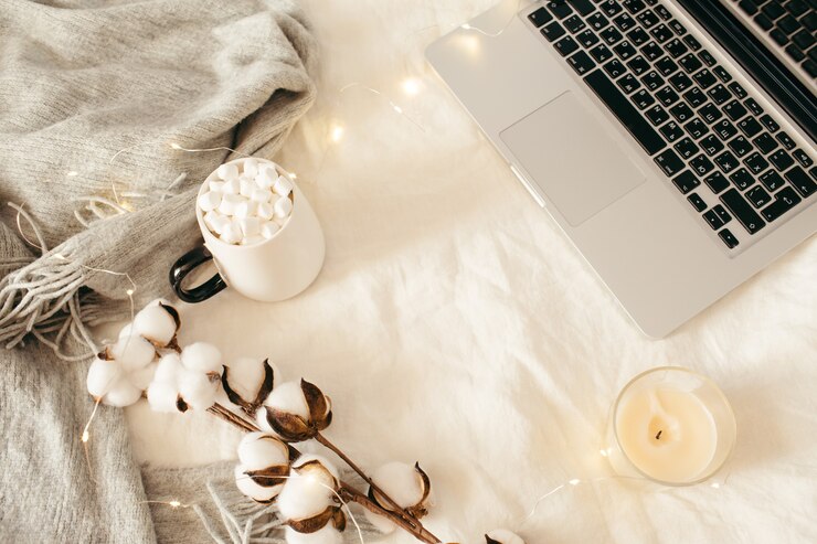 Foto concepto de trabajo en casa