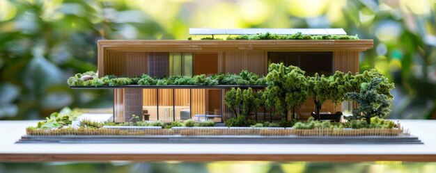 Concepto de utilización de la energía natural ilustrado a través del modelo EcoHouse