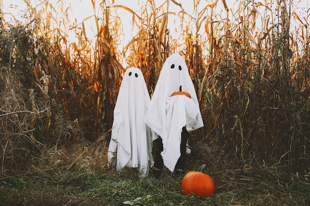 Foto concepto de vacaciones de halloween para niños