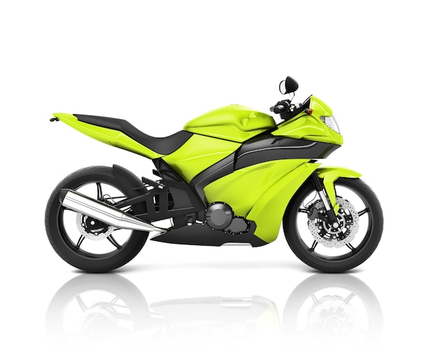 Concepto de vehículo de motocicleta sin marca Brandless.
