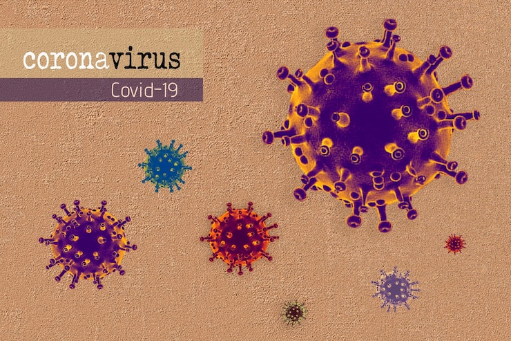Foto concepto de virología de riesgo médico para la salud de la pandemia del nuevo coronavirus 2019ncov