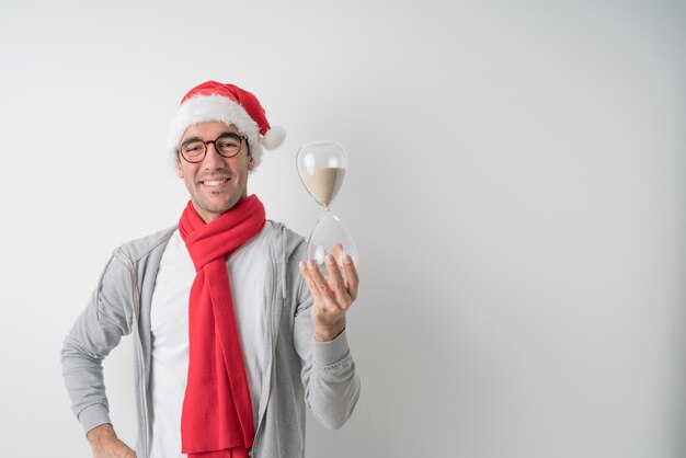 Conceptos de Navidad - hombre joven gesticulando