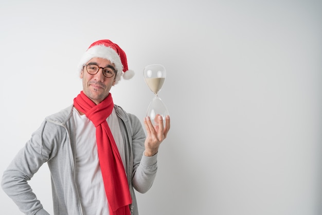 Conceptos de Navidad - hombre joven gesticulando