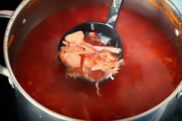 Concha com borscht