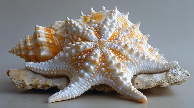 Foto concha de estrela-do-mar