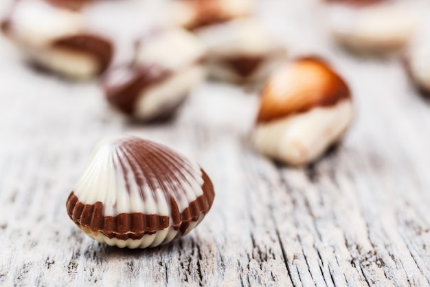 conchas de chocolate