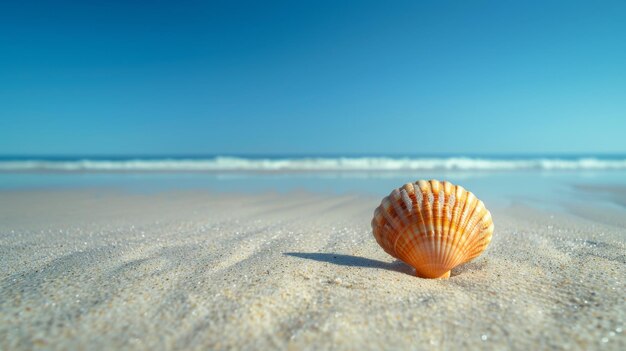 Conchas na costa de Sunny Beach