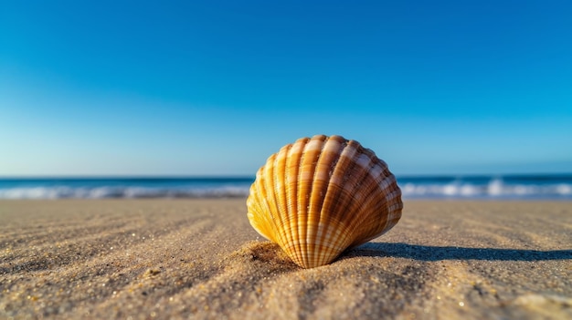 Conchas na costa de Sunny Beach