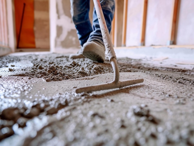 Concreto de nivelación profesional para la construcción
