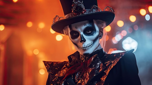 El concurso de disfraces de Halloween con extravagante