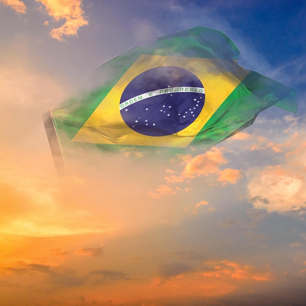 Foto condado do brasil bandeira bandeira do mundo