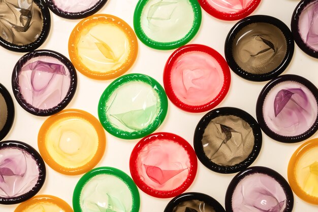 Condones de colores