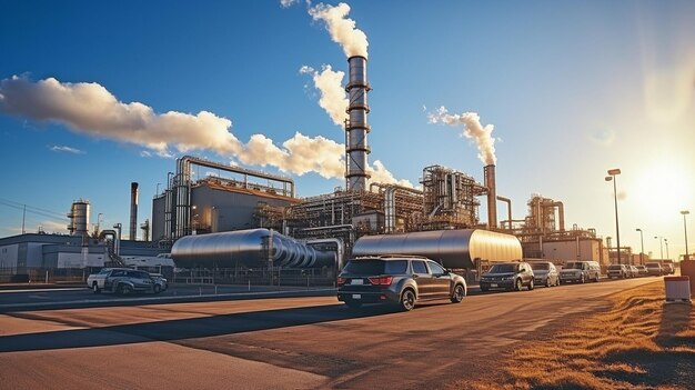 Conducciones de instalaciones industriales de hidrógeno o amoníaco de productos químicos del petróleo y soporte de tuberías