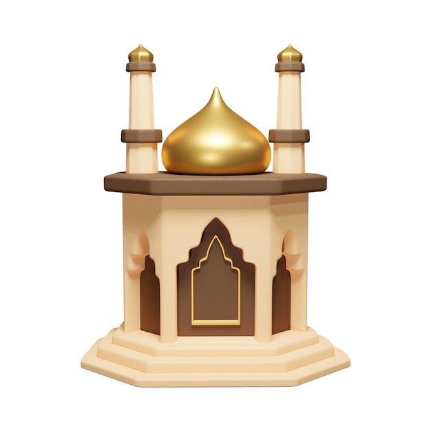 Ícone 3D da Mesquita