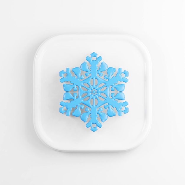 Ícone de floco de neve azul