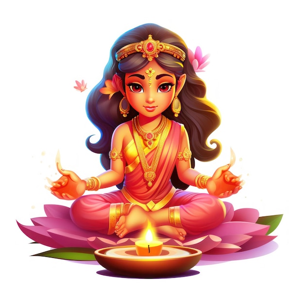 Ícone de Lakshmi Puja para o Diwali