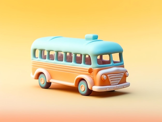 Ícone de ônibus 3D