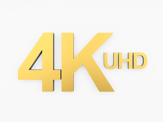 Ícone de ouro 4k uhd