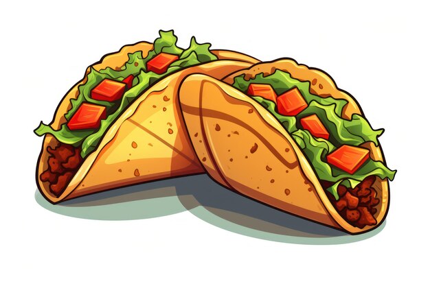 Ícone de Tacos em fundo branco ar 32 v 52 Job ID 317c326cc59a40af96f8a48bd821076e