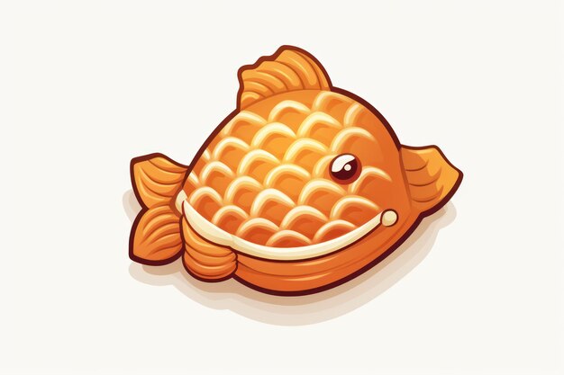 Ícone de Taiyaki em fundo branco ar 32 v 52 ID de trabalho 62cc1406875c49ff9fcbfb8a88497c9f