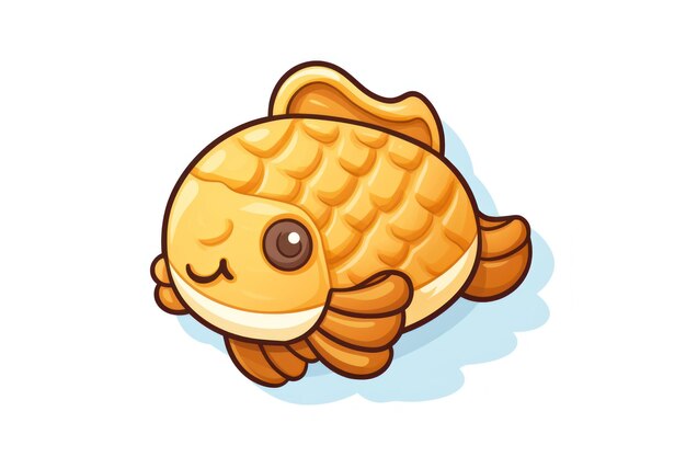 Ícone de Taiyaki em fundo branco ar 32 v 52 ID de trabalho 62cc1406875c49ff9fcbfb8a88497c9f