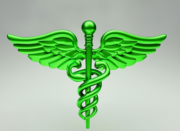 Ícone médico Caduceu Bastão de Hermes