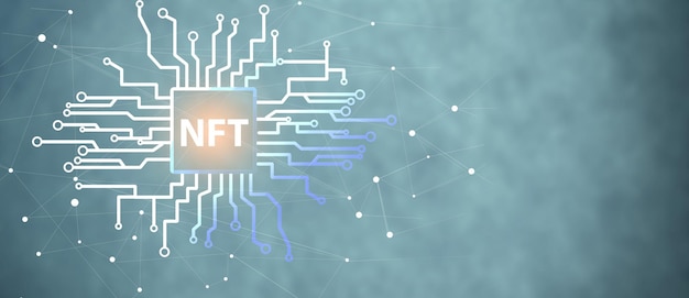 Ícone NFT de token não fungível