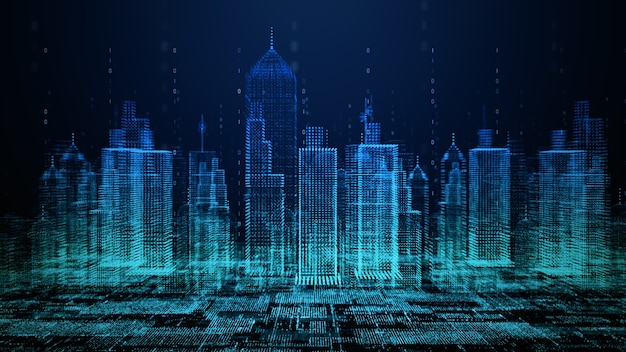 Conectar la red de tecnología de la ciudad inteligente