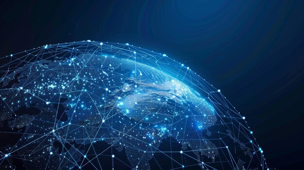 Conectividade digital global e transferência de dados de alta velocidade para o intercâmbio internacional de informações
