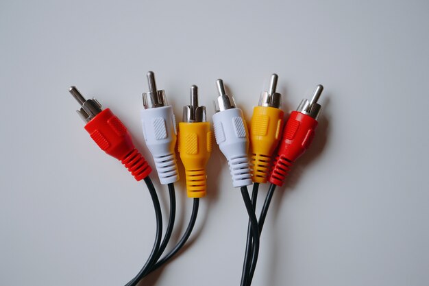 Foto conector de internet por cabo