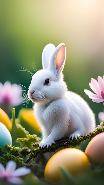 Foto el conejo de pascua