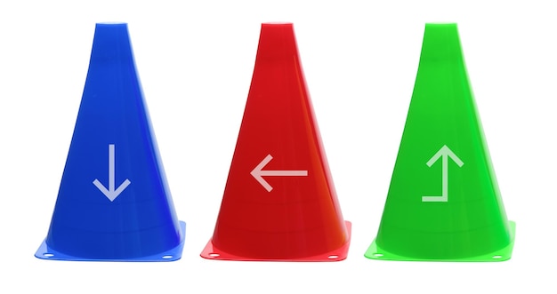 Cones de trânsito