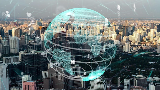 Conexão global e modernização da rede de internet na cidade inteligente