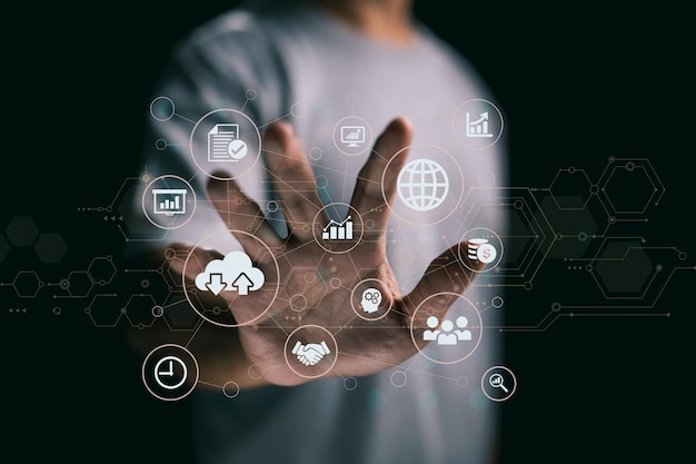 Conexión a Internet desde cualquier parte del mundo. Finanzas y banca, tecnología digital, big data y negocios en todo el mundo, tecnología de aplicaciones de conexión a Internet y marketing digital.