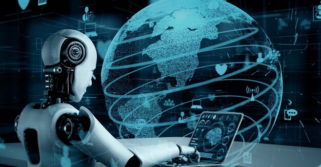 Conexión Mlp a Internet controlada por un robot humanoide y un proceso de aprendizaje automático
