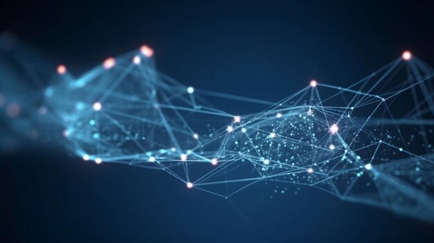 Conexión tecnológica datos digitales y concepto de big data