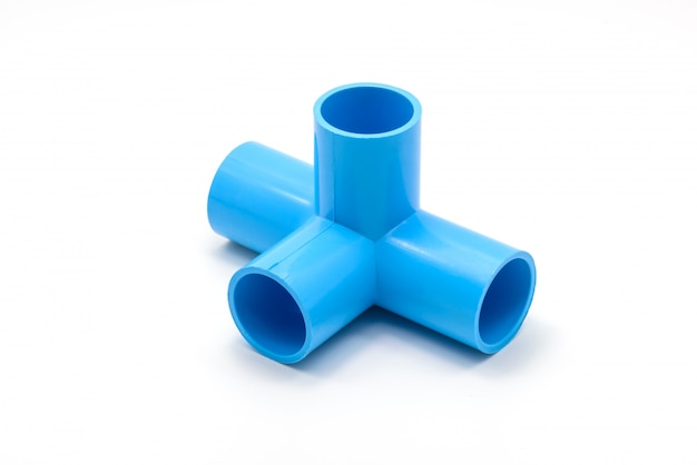 Conexiones de tubo de PVC y clip de tubo aislados