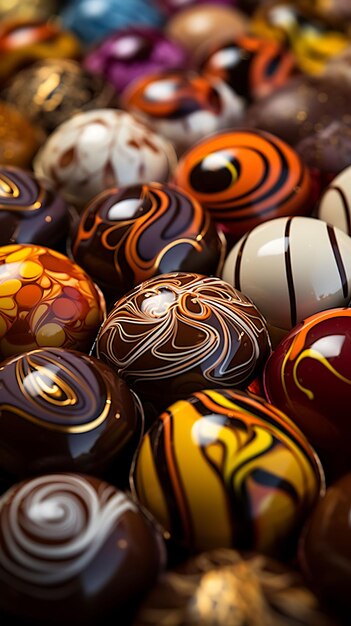 Confectionery Delights Uma viagem visual para o bolo e doces Fotografia Arte Macro Close Up Design