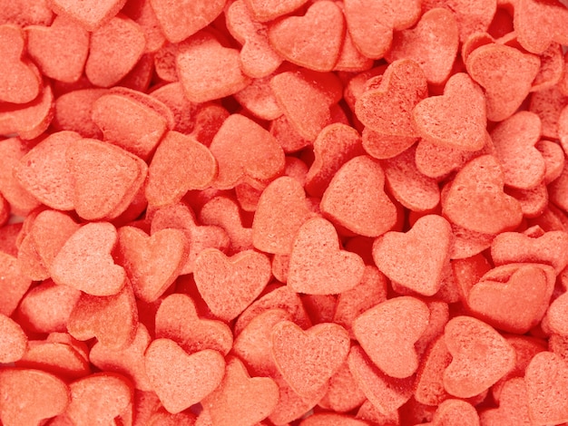 Confeti de corazón de caramelo