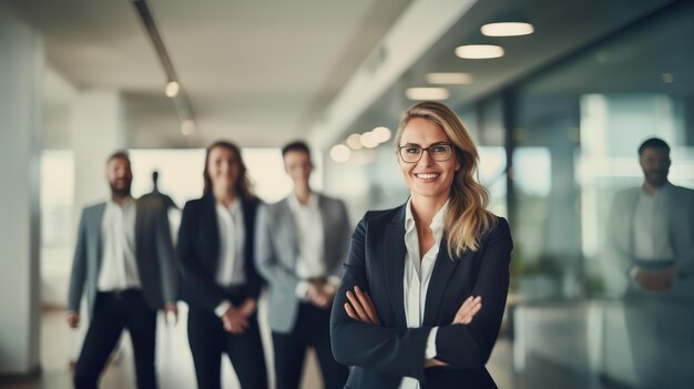 Confianza mujer de negocios