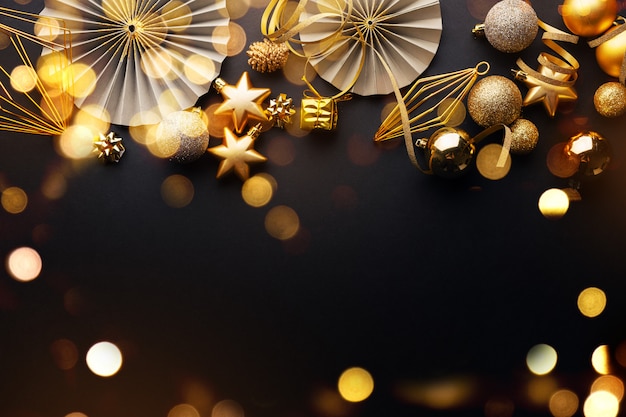 Configuração de Natal minimalista plana
