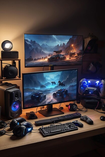 Foto configuración de la pc de juegos