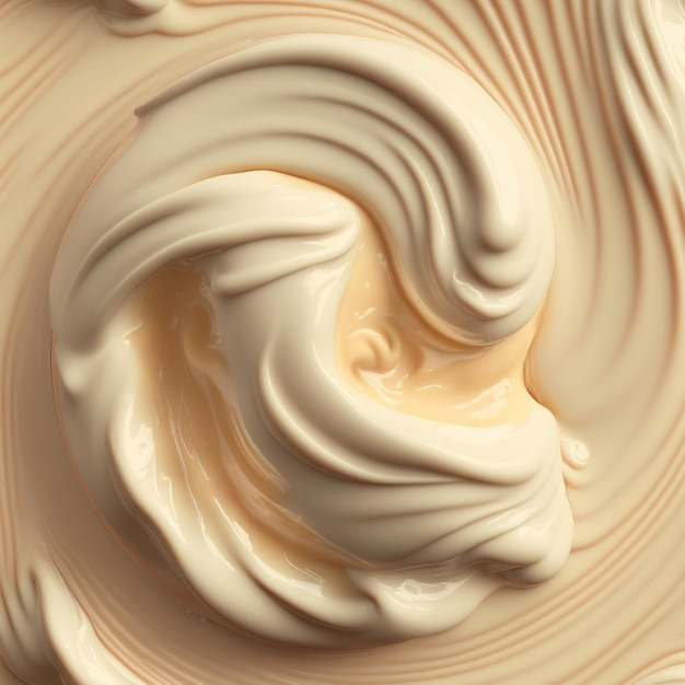 Confitería crema textura AI render