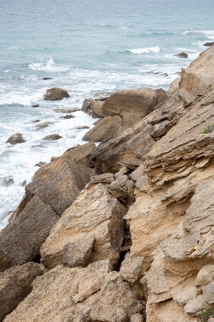 Foto conil und roche coves küste cadiz spanien