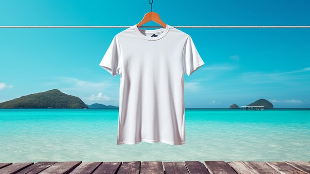 Conjunto de área de visualización blanca en blanco y papel tapiz de fondo de la camiseta