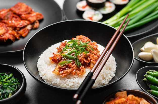 Conjunto de comida coreana