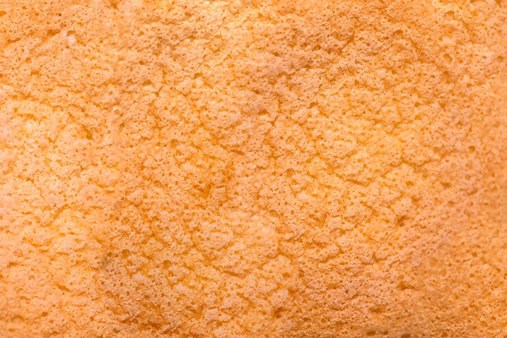 Foto conjunto de biscoitos rouns, plano de fundo texturizado, close-up