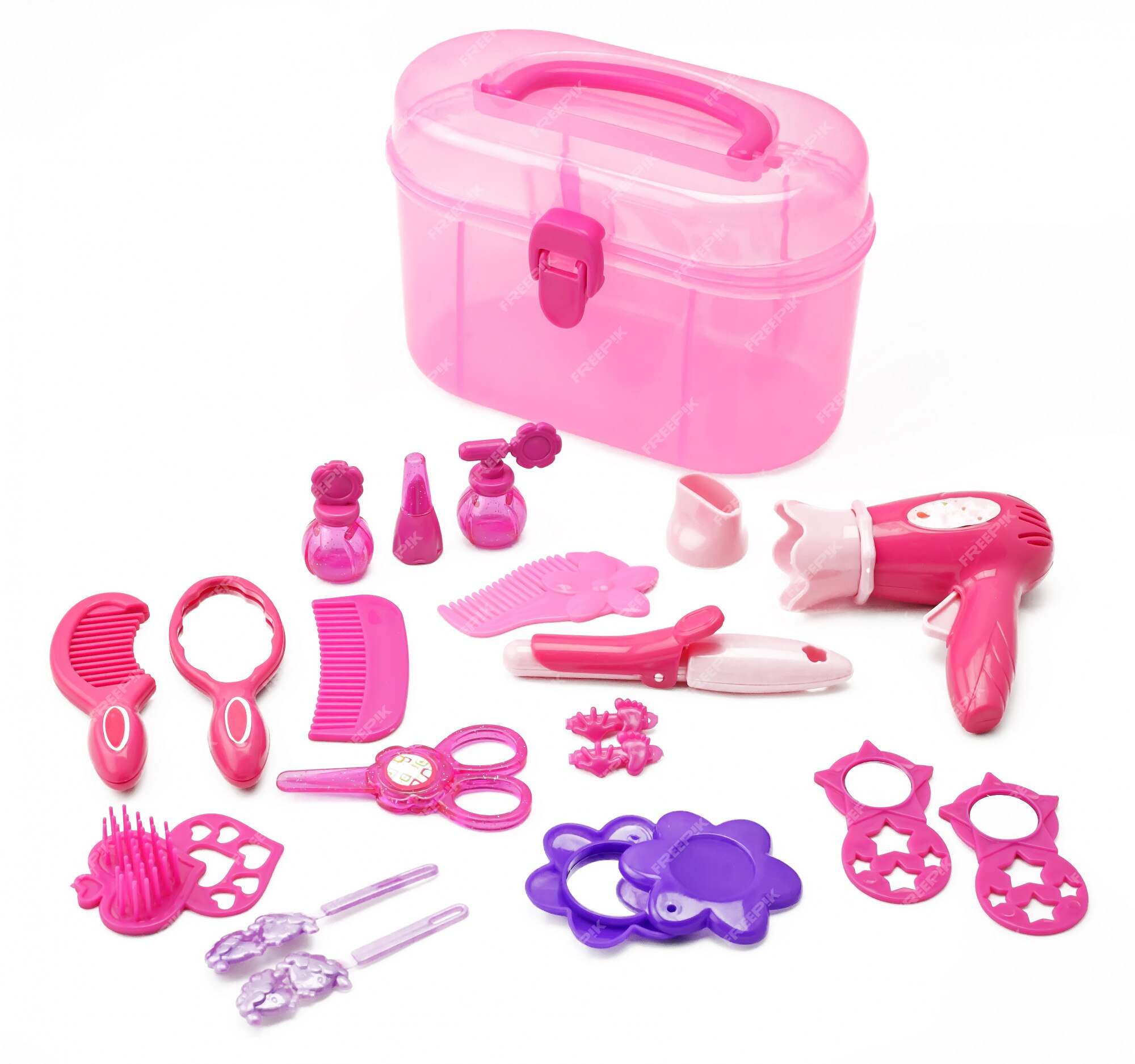 Conjunto de brinquedos infantis para meninas jogo de cabeleireiro