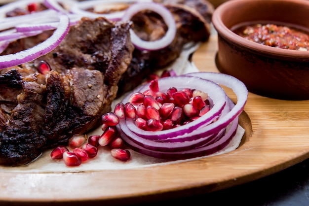 Conjunto de comida cozinha georgiana