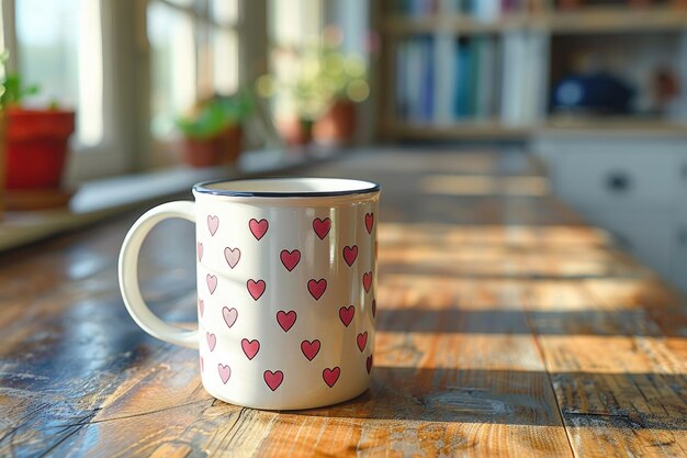 conjunto de copos de café de amor fotografia profissional